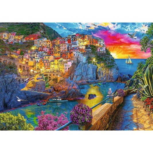 PUZZLE TREFL 1000 O PLIMBARE DE SEARA PRIN CINQUE TERRE - Imagine 2 [ps:f2e942a6-1273-4205-b07f-45040ea95dc0]