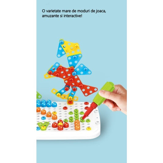 Jucărie Educativă Flippy 6 în 1, Set 258 Piese cu Bormașină - Default Title (3) [ps:71635918-e610-49e6-99e1-7445189c6895]