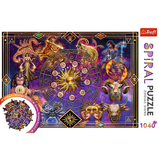 PUZZLE TREFL SPIRAL 1040 PIESE SEMNE ZODIACALE - Imagine 3