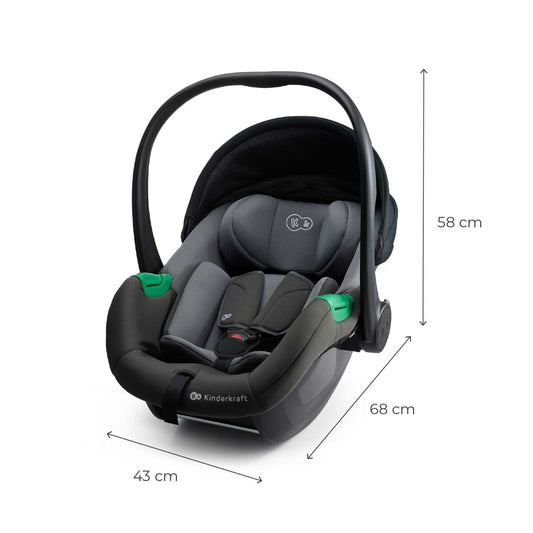SCOICA AUTO I-SIZE, 40-87 CM, KINDERKRAFT MINK PRO2 , BLACK - Gri [ps:d3a63891-5122-47f0-bb4e-7cf4b6cb9789]