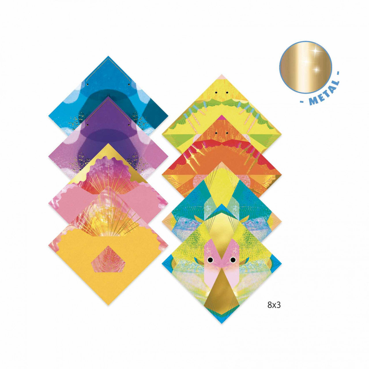 Joc creativ origami Creaturi marine, Djeco - Imagine 2 [ps:f1be392e-9a93-4628-9d11-c7235b3f9dd1]