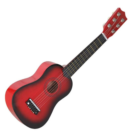 Chitara pentru Copii Flippy, Lemn și Plastic, Roșu Lucios - Rosu Lucios (3) [ps:395639b6-2662-49af-b25c-9fbaf04fa909]