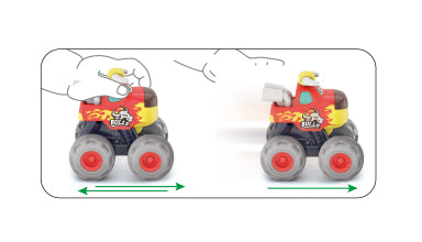 MASINUTA BEBE MONSTER TRUCK TAURASUL CEL FURIOS Jucarii Bebe - Imagine 3