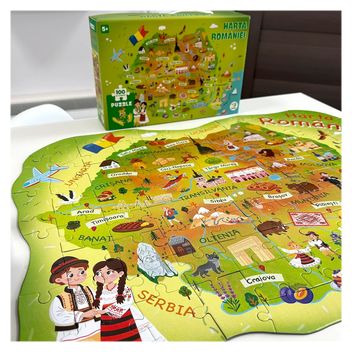 Puzzle Harta României 100 piese Dodo Toys - Default Title (3) [ps:2f71e633-71eb-4409-9e3f-e18abd0b1b46]