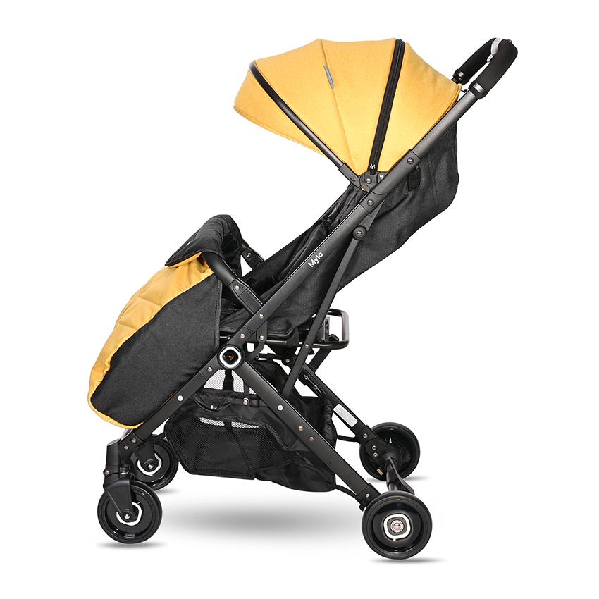 Cărucior Lorelli Myla, 0 luni - 3 ani, Flori Tropicale - galben lemmon (3) [ps:ff03b0bb-12b8-4771-8b34-694d0be2220a]