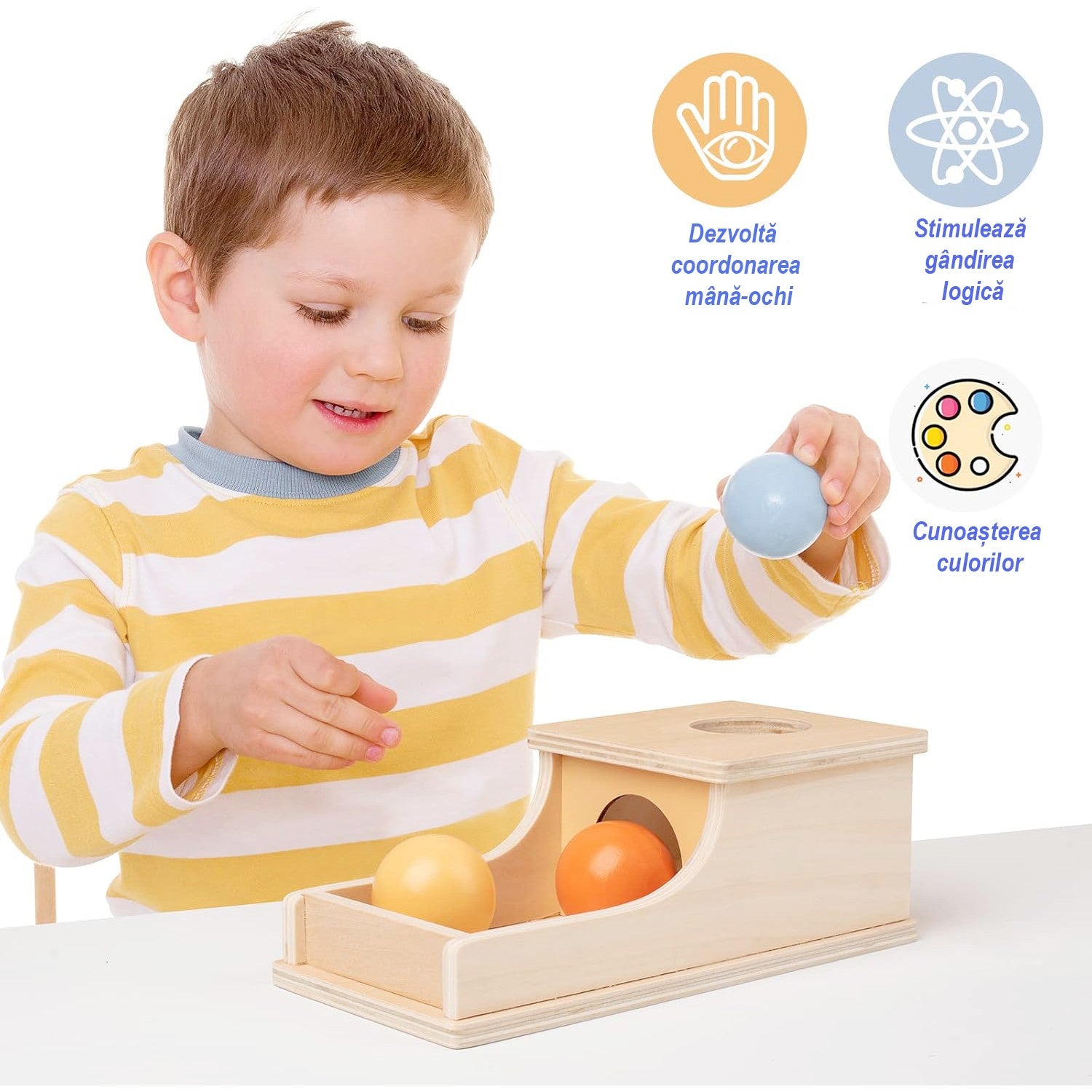 Jucărie Montessori Lemn Flippy - Pista cu Bile și Tunel - Default Title (3) [ps:3a3f3d7e-e736-4124-a7d1-310db37d598e]