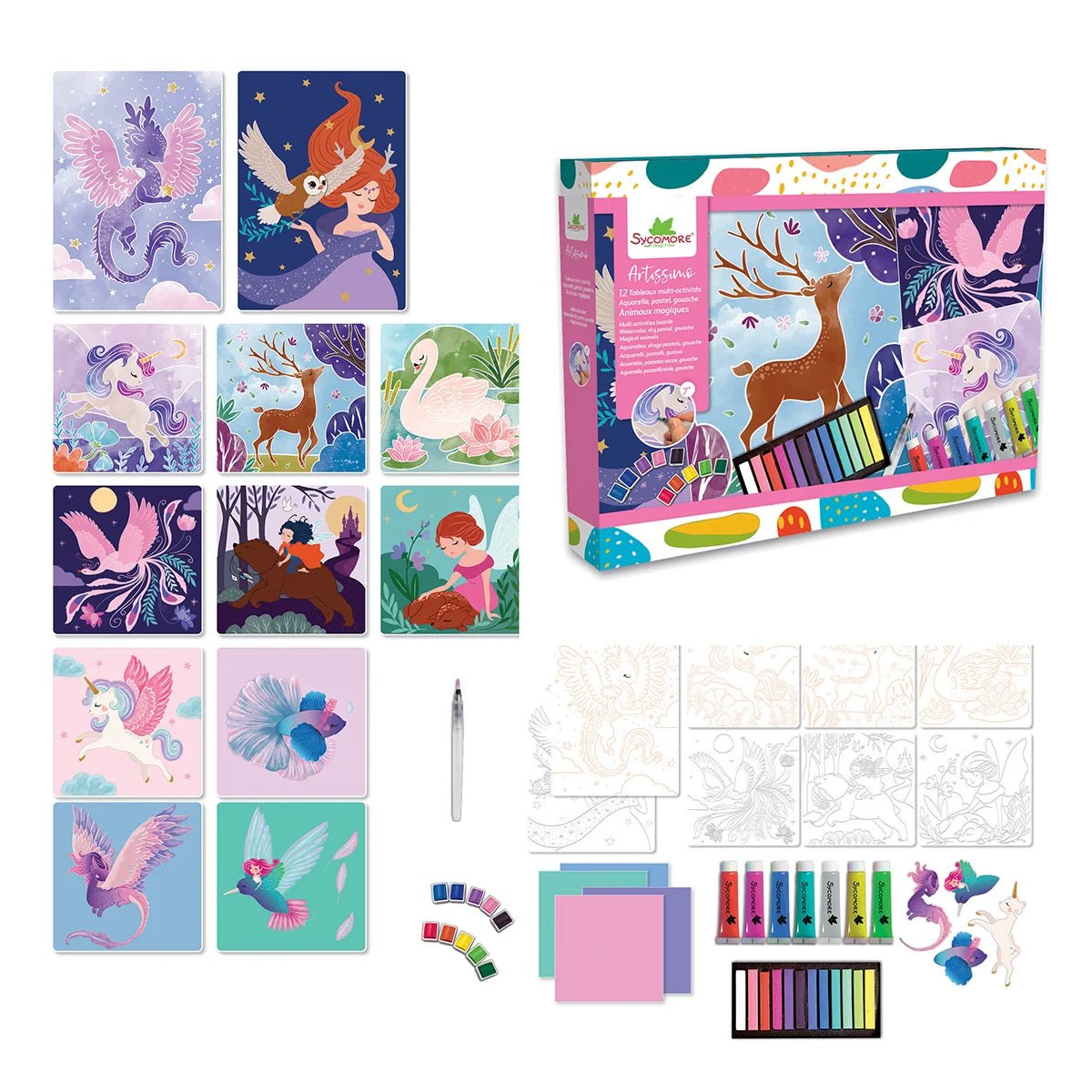 Set Pictură XXL Sycomore – Acuarelă, Pasteluri și Guașe - Default Title (3) [ps:3026962a-d461-494a-82d8-3746420b58a4]