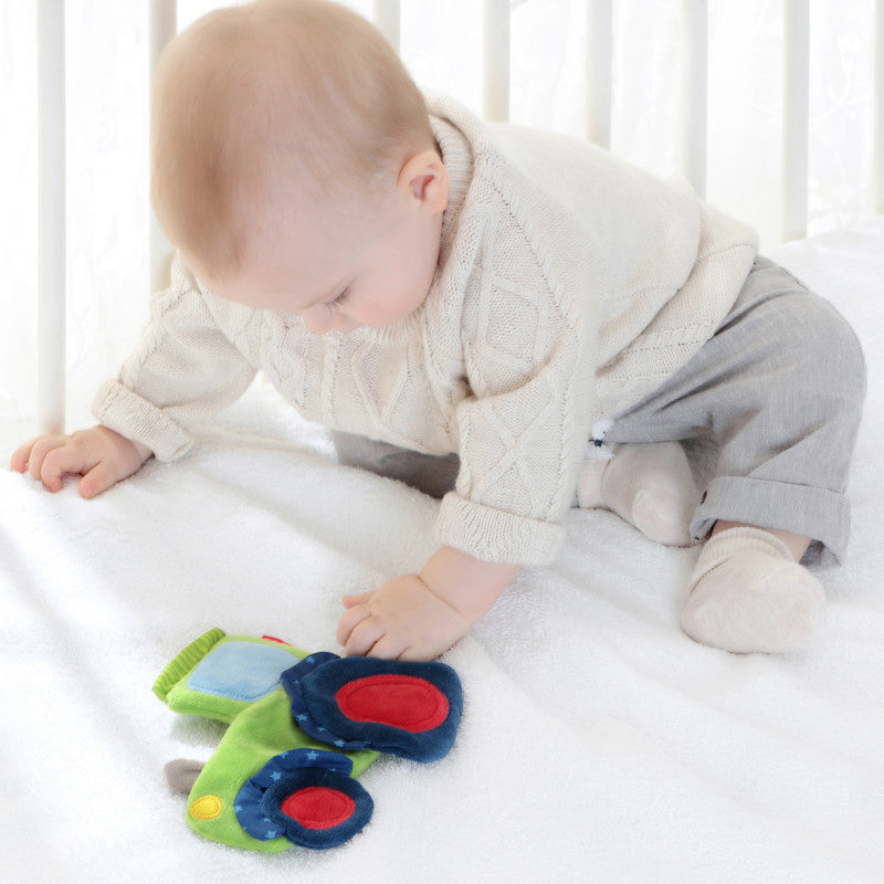 Doudou comforter bebelusi Tractor, Sigikid [ps:f9862ac3-2b54-4640-aaf5-bcd73845b9a5]