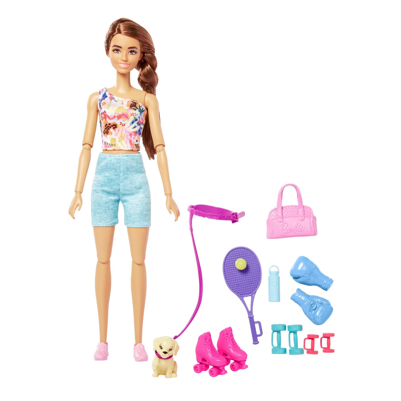 BARBIE SET DE JOACA CU ACCESORII PAPUSA BARBIE SPORTIVA - Imagine 2 [ps:10a11a3f-9790-40db-9f64-9bbab1ef4e2b]