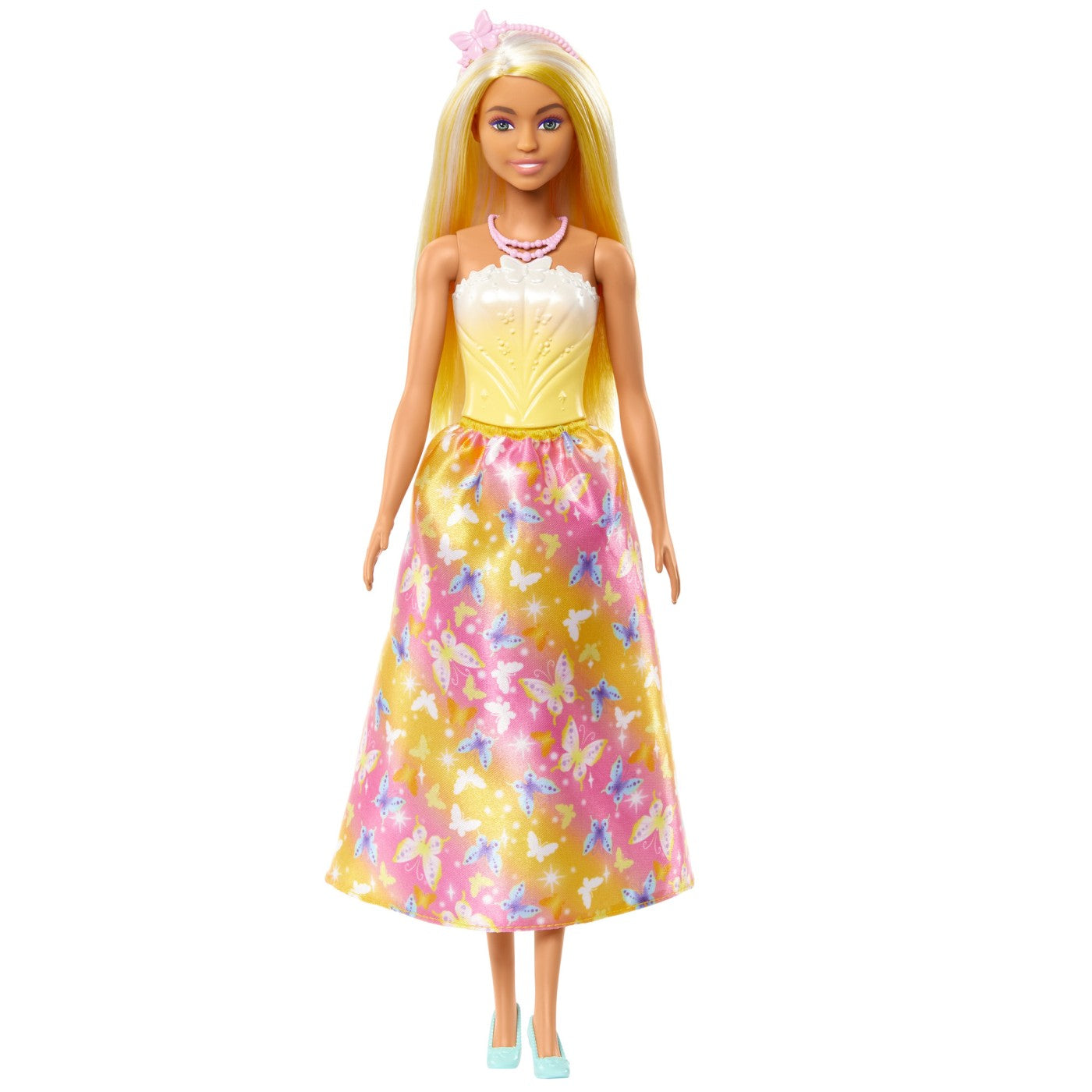 BARBIE PAPUSA BARBIE CU PARUL BLOND SI GALBEN [ps:d236fc38-3327-4973-8821-f03739384781]
