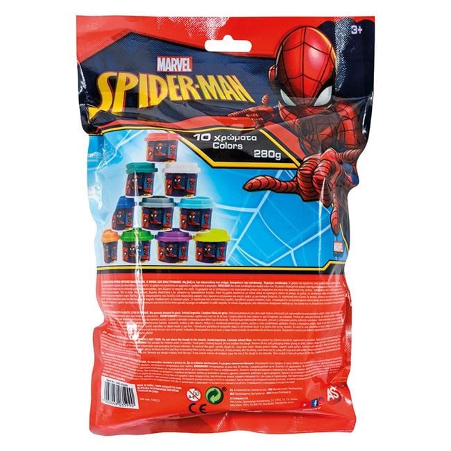 Plastilină Disney Spiderman Jumbo, 10 Recipiente - 280g - Default Title (3) [ps:ef581392-dda1-4c1c-84c2-17d690d2a987]