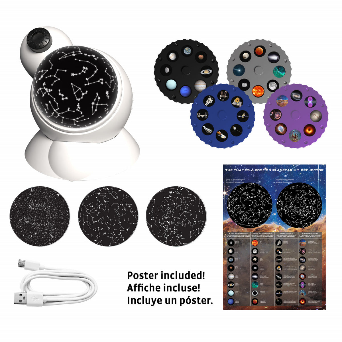 Kit STEM Proiector Planetarium, Thames & Kosmos - Imagine 3 [ps:d1b4664c-46f0-48c1-ba58-f6fd194e9b14]