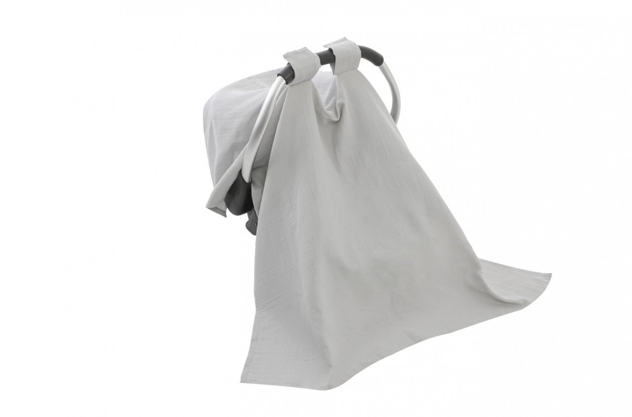 Protectie soare din muselina pentru carucior, BabyJem, 90x110 cm (Culoare: Ecru) [ps:62806ce8-cdd7-4e13-bdda-7f3f93032c1b]