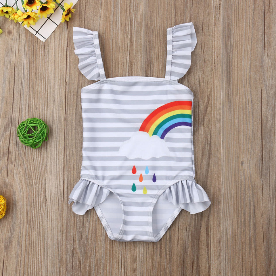 Costum de baie - Curcubeu - gemene Drool (Marime: 80) - Imagine 3