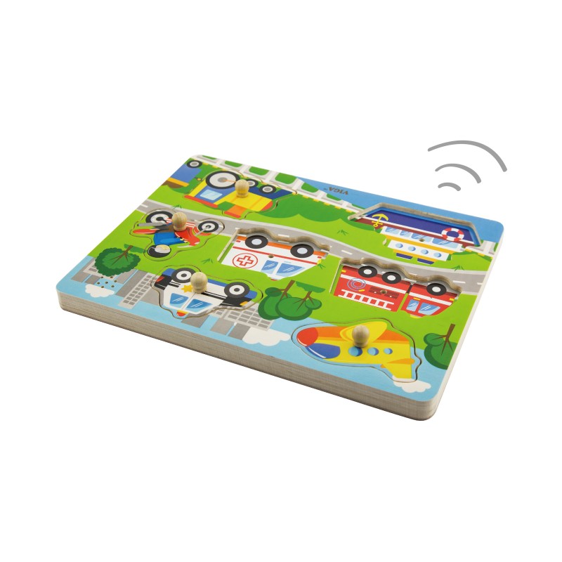 Puzzle cu sunete - mijloace de transport [ps:16812d05-b421-4ecf-a986-323c491f8df6]