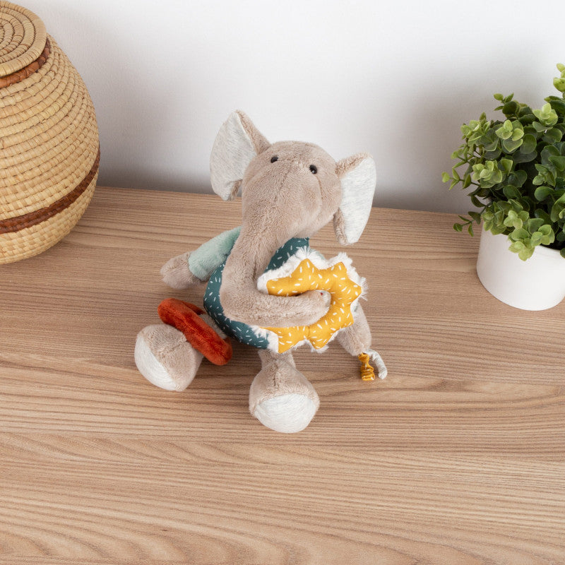 Elefant muzical interactiv pentru bebelusi, PlayQ Sigikid [ps:4bd940e1-3f32-4045-a0fe-74232720bf4b]