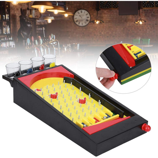 Joc Pinball cu Pahare Shoturi Flippy, Galben, 40x17.7 cm - Default Title (3) [ps:54b49e17-a242-4159-b559-d677f7c6e79a]