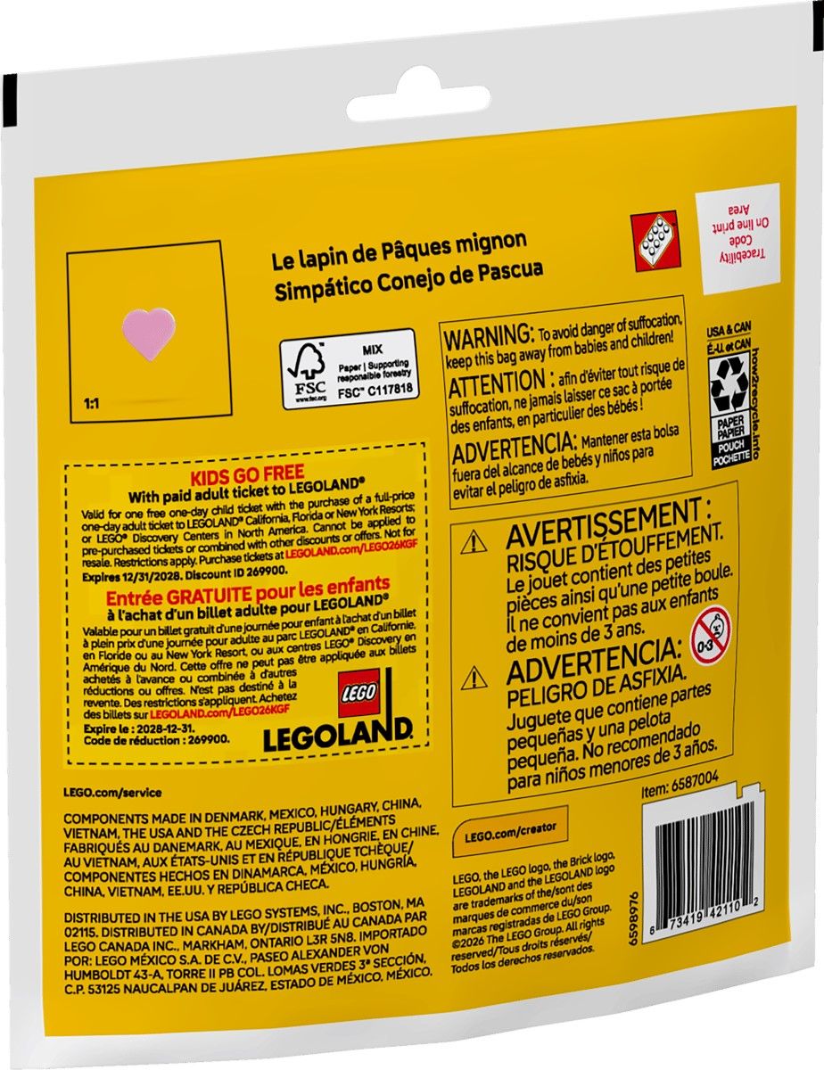 LEGO CREATOR IEPURAS DRAGALAS DE PASTE 30716 - Imagine 3 [ps:05131726-57f9-48aa-aadc-a4122b8e73dd]
