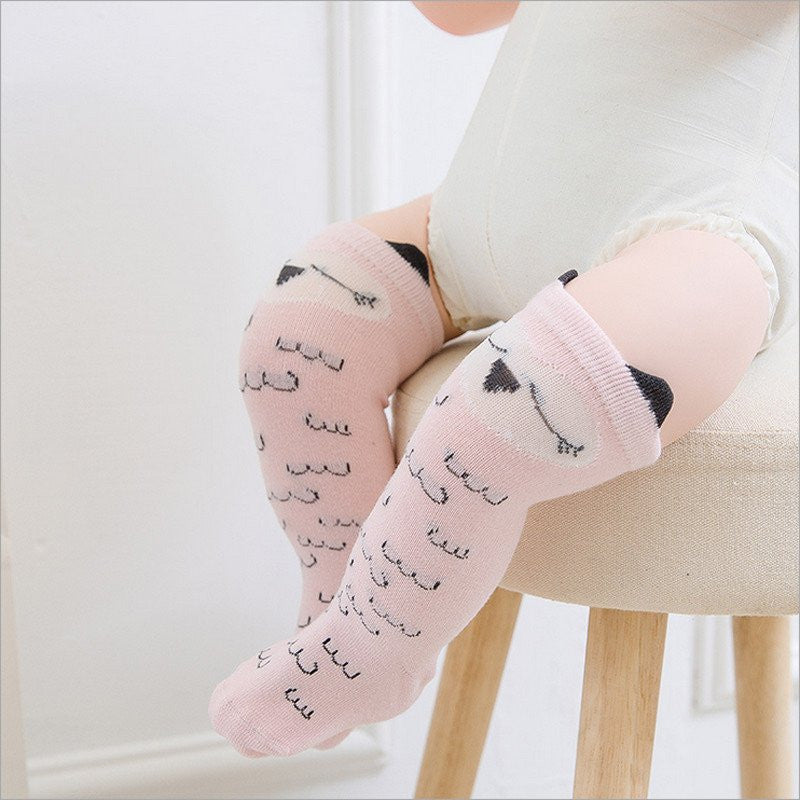 Sosete lungi cu animalute Drool (Culoare: Alb, Varsta: 0-2 ani) [ps:4d18993e-90d2-479d-949a-08245b9dc28f]