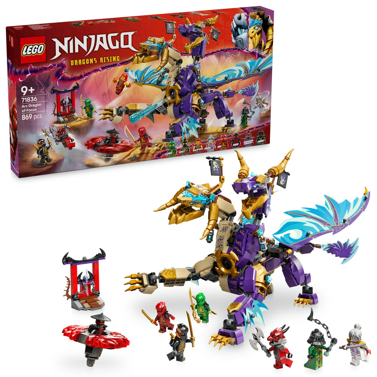 LEGO NINJAGO DRAGONUL CONCENTRARII ARC 71836 - Imagine 9 [ps:7646c2a5-2b1b-4df0-ace2-c197b899936f]