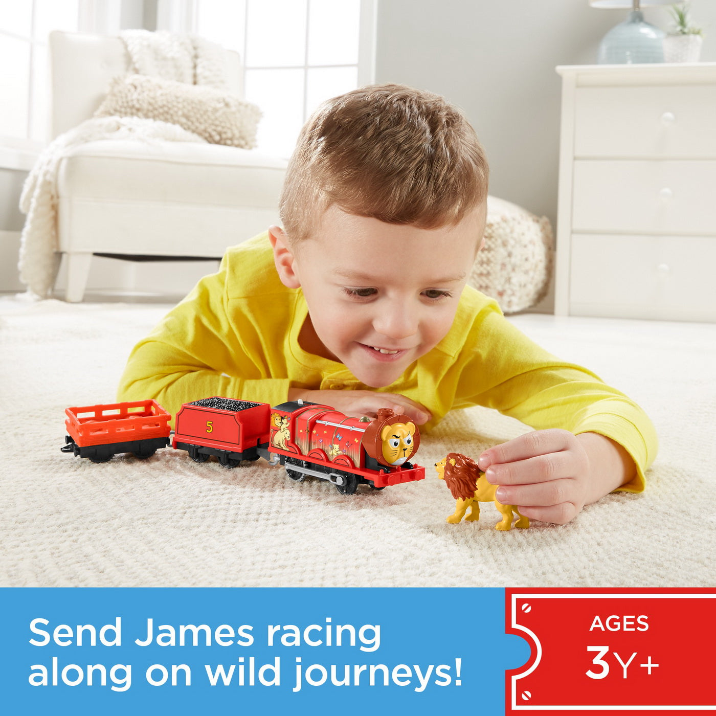 THOMAS LOCOMOTIVA MOTORIZATA SAFARI MONKEY THOMAS Mattel - James - Safari (3) [ps:9cc533ea-34f5-4030-9fee-a0a07cfd318d]