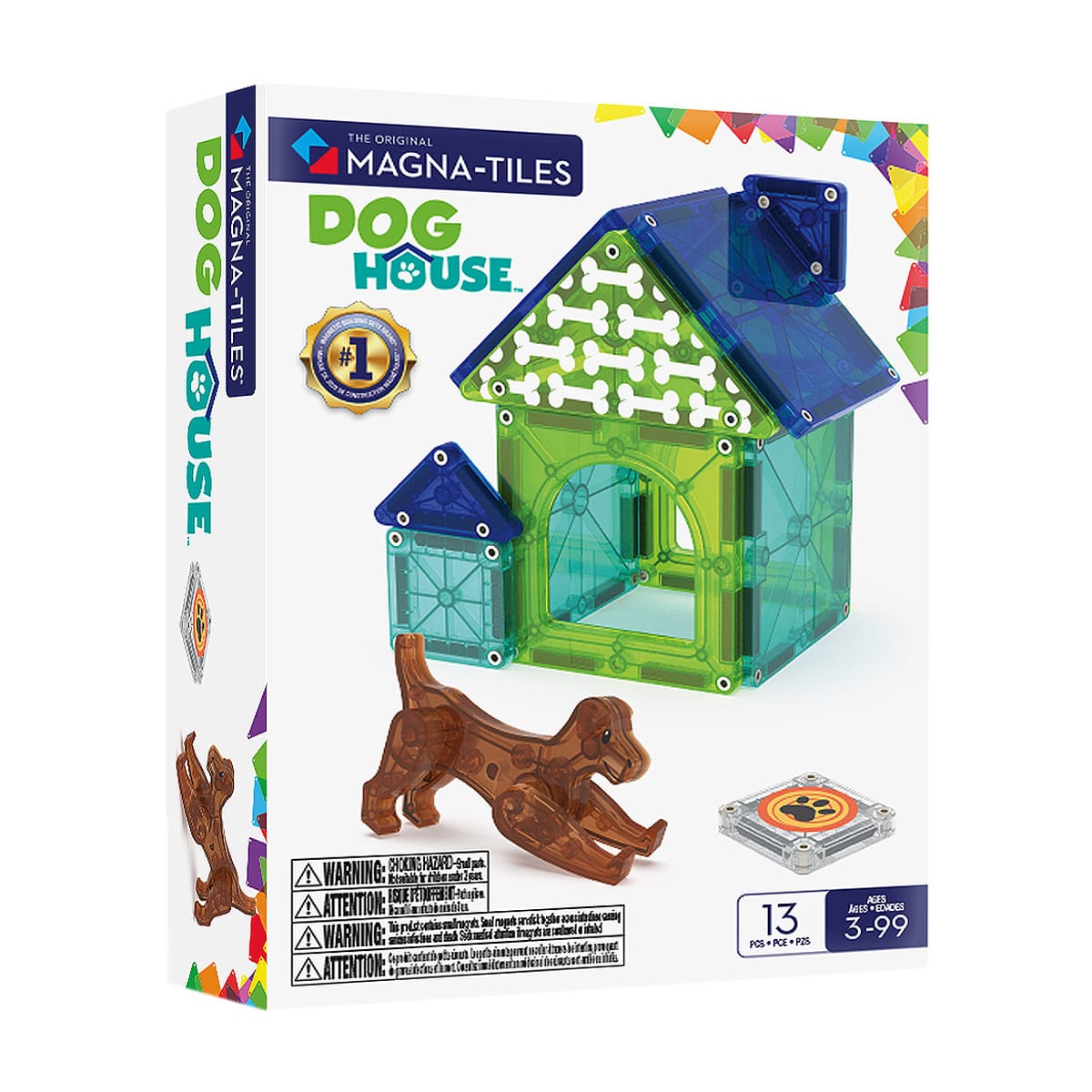 MAGNA-TILES Dog House - Set Magnetic de Construcție - Default Title (3) [ps:0f7e744f-1deb-4031-a130-64fc895920ad]