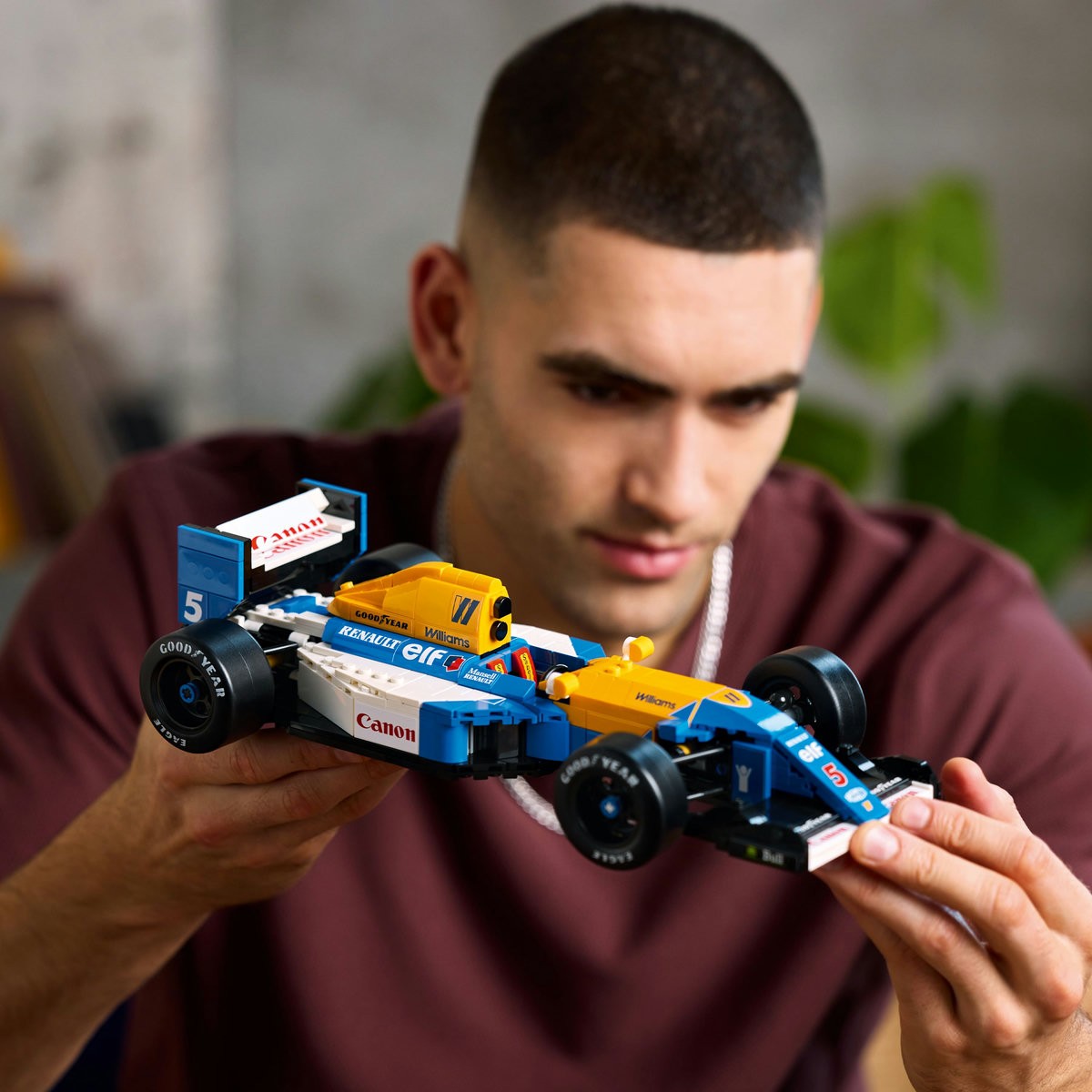 LEGO ICONS WILLIAMS RACING FW14B SI NIGEL MANSELL 10353 - Imagine 3