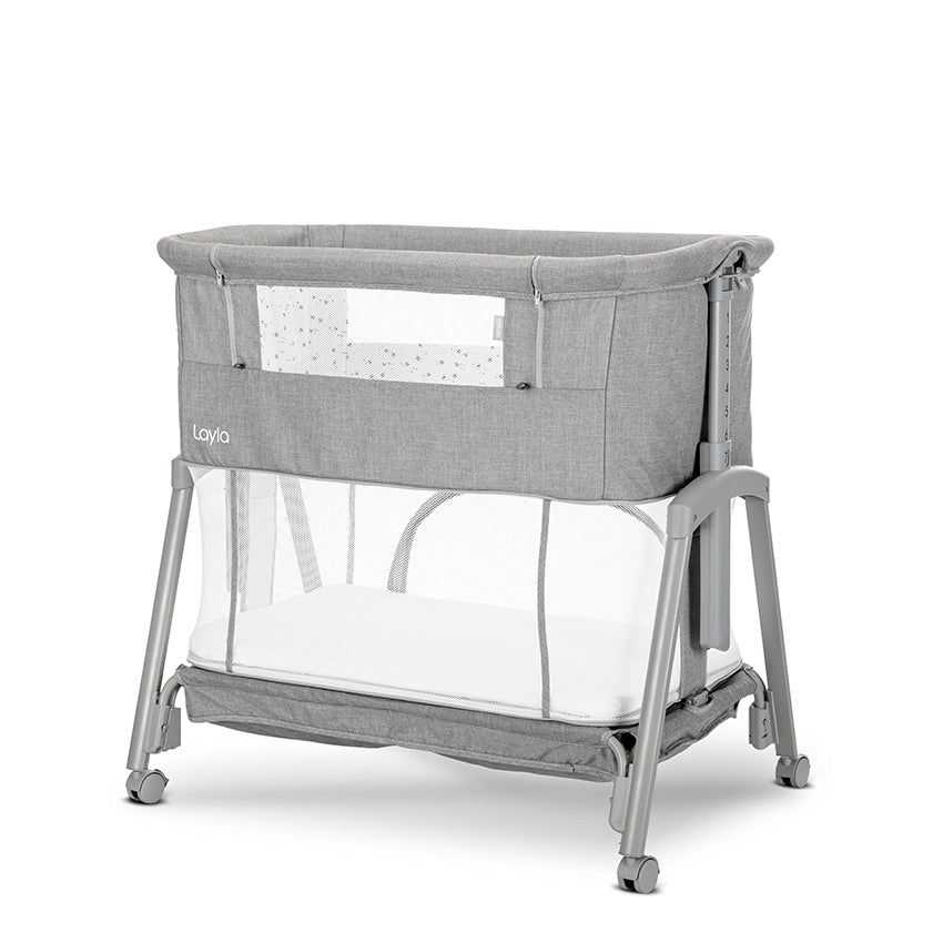 Pătuț Co-Sleeper Lorelli Layla 2 în 1, Black | infant.ro - Grey (3) [ps:17dce7c0-fb59-4de1-a196-9f97eccf1bf7]