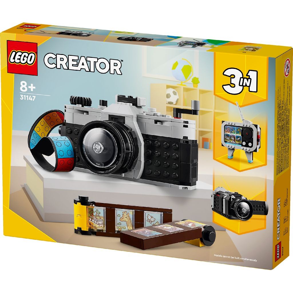 LEGO CREATOR 3IN1 APARAT FOTO RETRO 31147 - Imagine 5 [ps:2e177ffd-c91d-4d79-8dea-586859a47e9b]