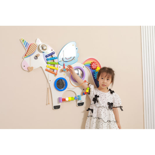 Jucarie de perete cu activitati, Unicorn, Viga [ps:96ff6d5a-f7b2-4085-8a62-132474a2ea57]