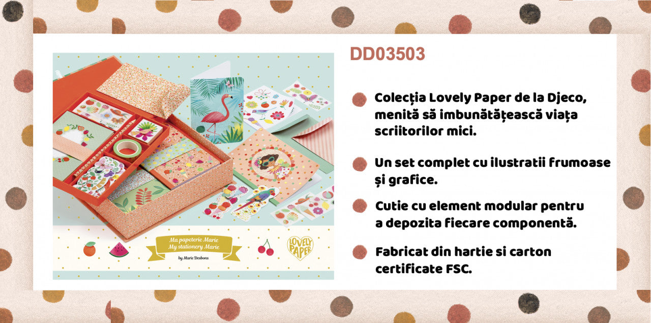 Set papetarie Maria, Djeco - Imagine 4 [ps:a6c84022-0a35-4652-9669-af8347874ab7]