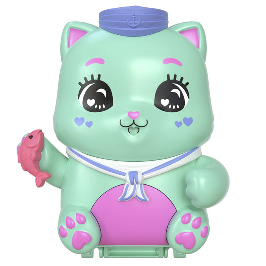POLLY POCKET SET GENTUTA ANIMALUT PISICUTA MARINAR CU - Imagine 3