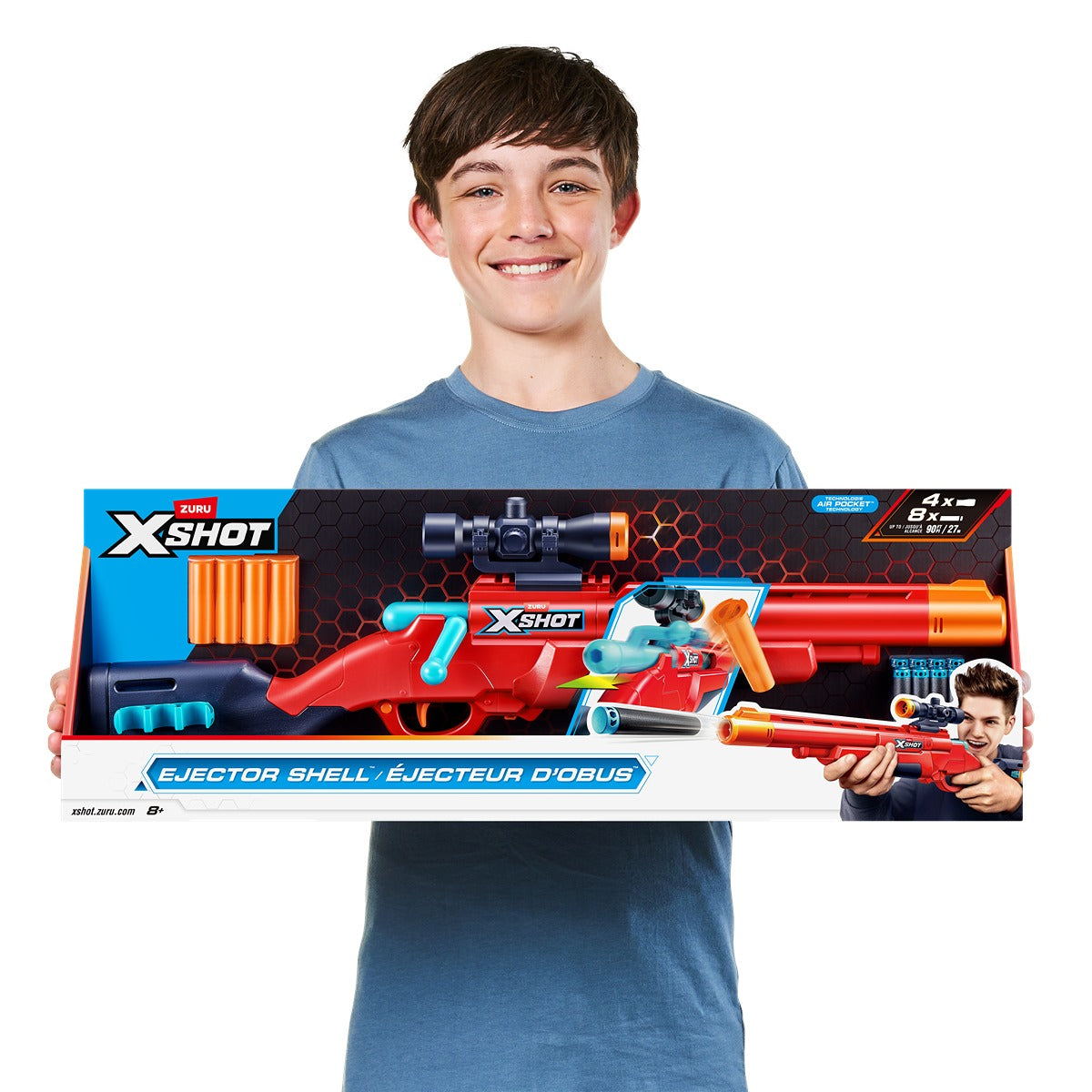 X-SHOT Excel Ejector Shell Blaster - Armă Jucărie cu 8 - Default Title (3) [ps:2d59f088-24ff-4ba6-a8eb-4f2e8c7b676f]