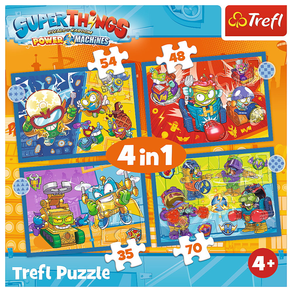 PUZZLE TREFL 4IN1 SUPER THINGS SUPER ACTIUNEA - Imagine 6 [ps:b5f8fad5-bd15-405b-80b8-68b560a98817]