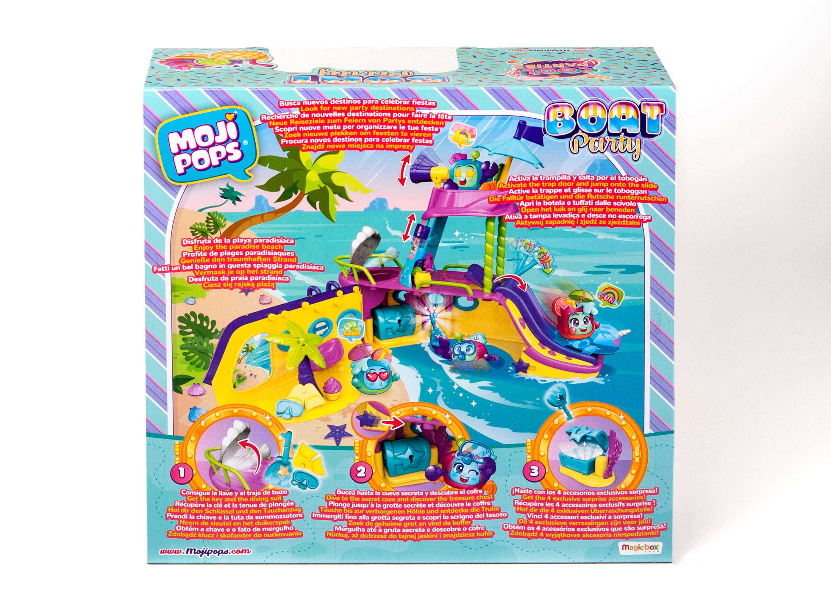 MOJIPOPS 1 model, figurine, petrecere pe barca - Imagine 3