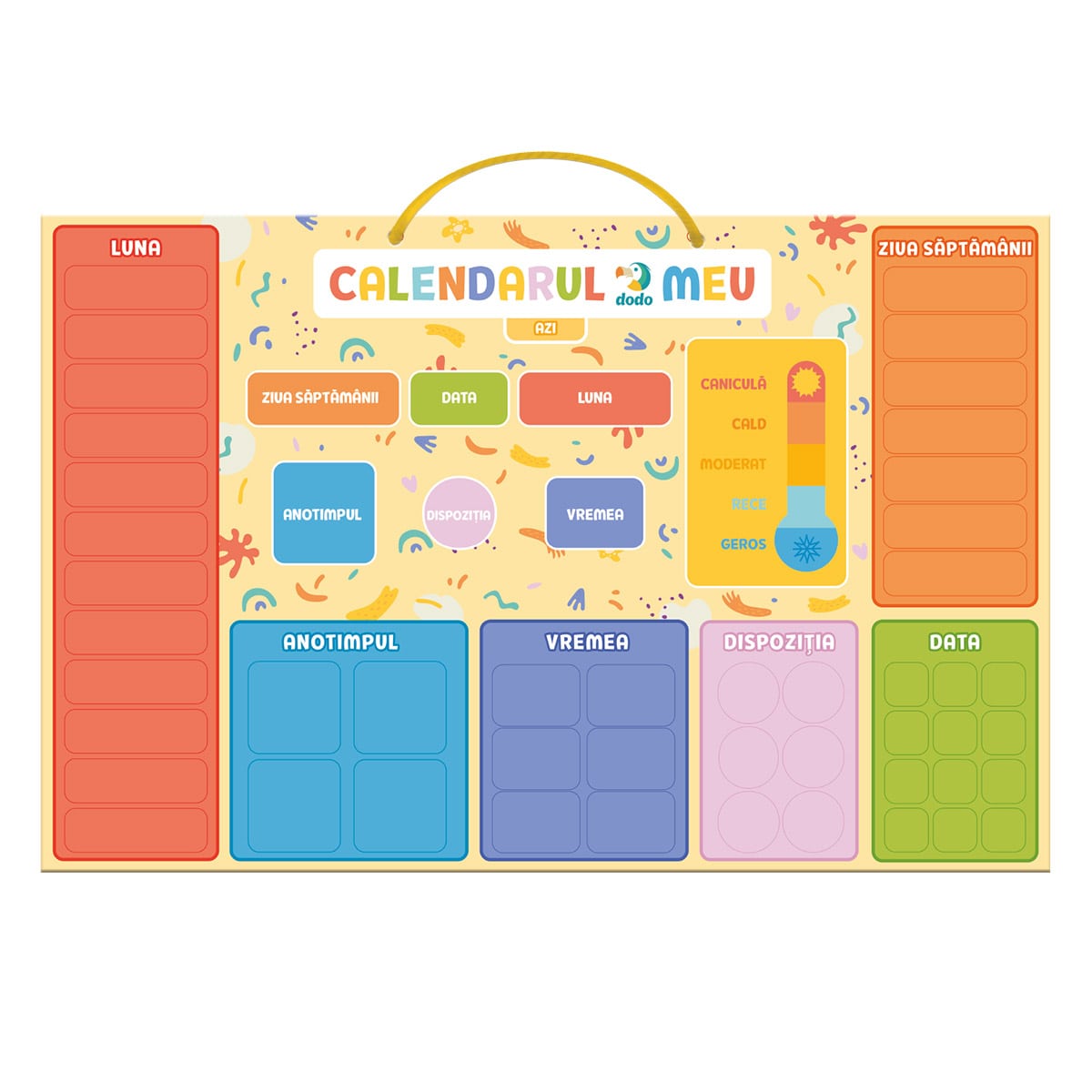 Calendar Educativ Magnetic Dodo Toys - Limba Romana - Default Title (3) [ps:fba64485-e485-4a47-9638-e698e100b3c8]