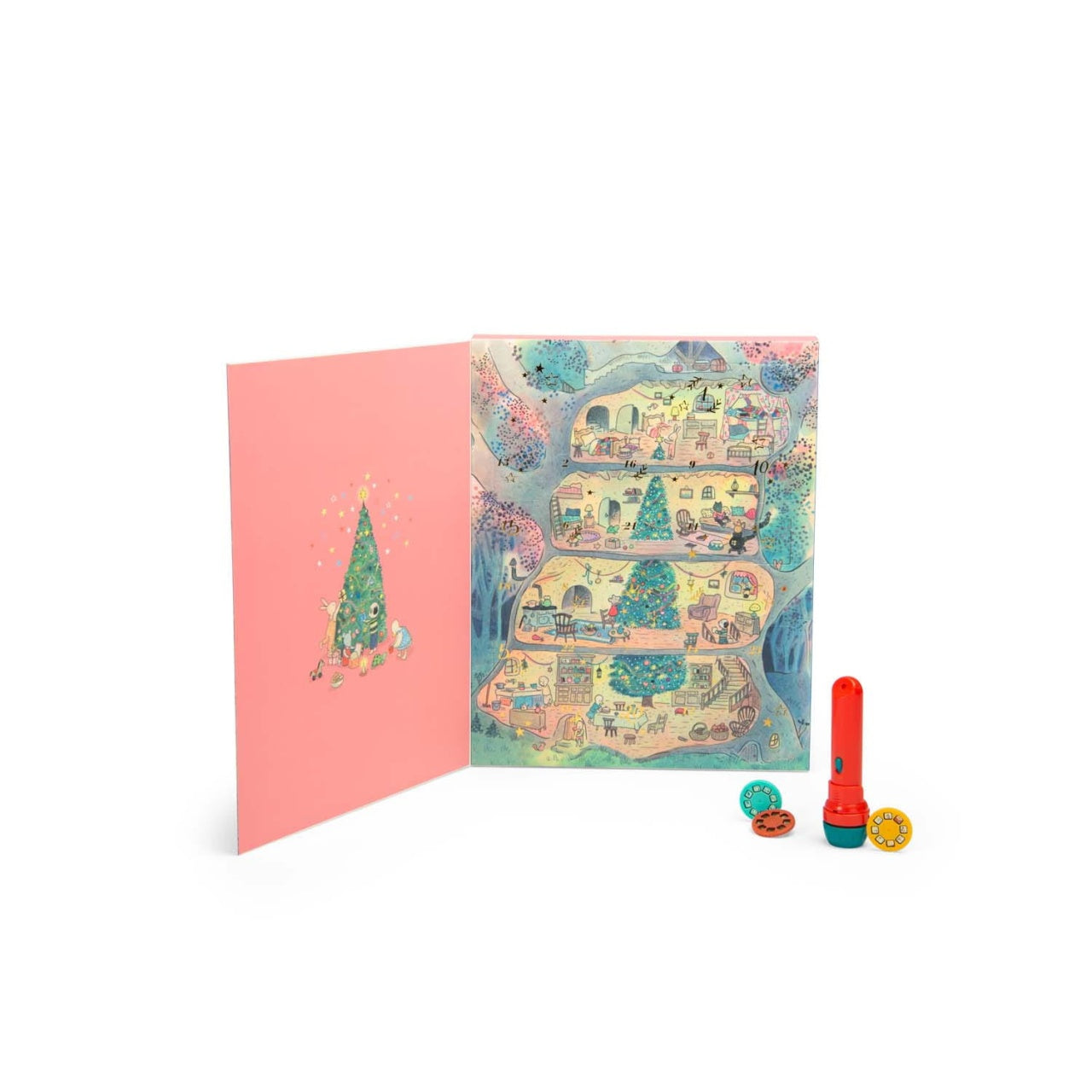 Calendar de Advent Lanterna si 23 de discuri cu povesti Big Family, Moulin Roty [ps:fce894df-8a18-4a8a-b9fd-a6f64a65437b]