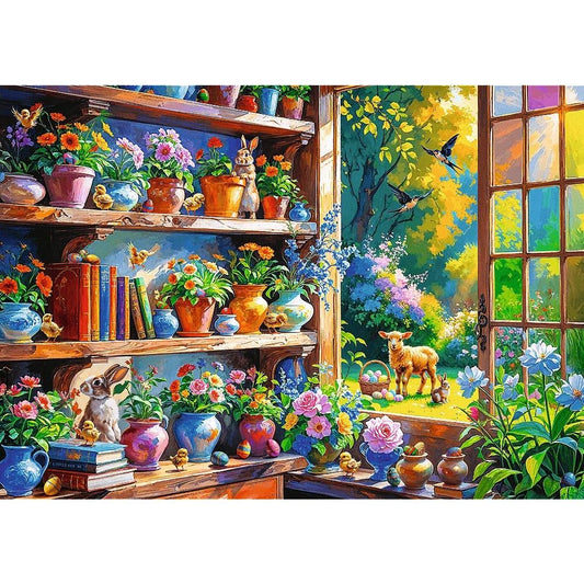 PUZZLE TREFL 500 DIMINEATA DE PRIMAVARA IN ORANGERIE - Imagine 2 [ps:7609c8d0-643f-4eee-89d5-5ed5d4b50e9e]