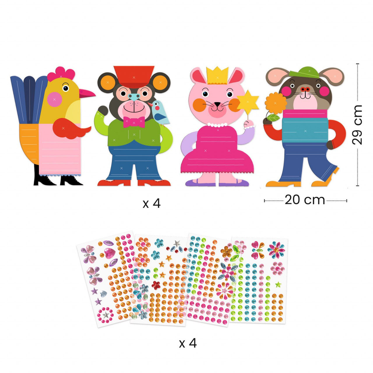 Joc creativ de decorat cu strasuri, Djeco - Imagine 5 [ps:e0914e36-b6d7-4e87-94ad-7a02d209bed9]