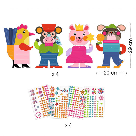 Joc creativ de decorat cu strasuri, Djeco - Imagine 5 [ps:e0914e36-b6d7-4e87-94ad-7a02d209bed9]