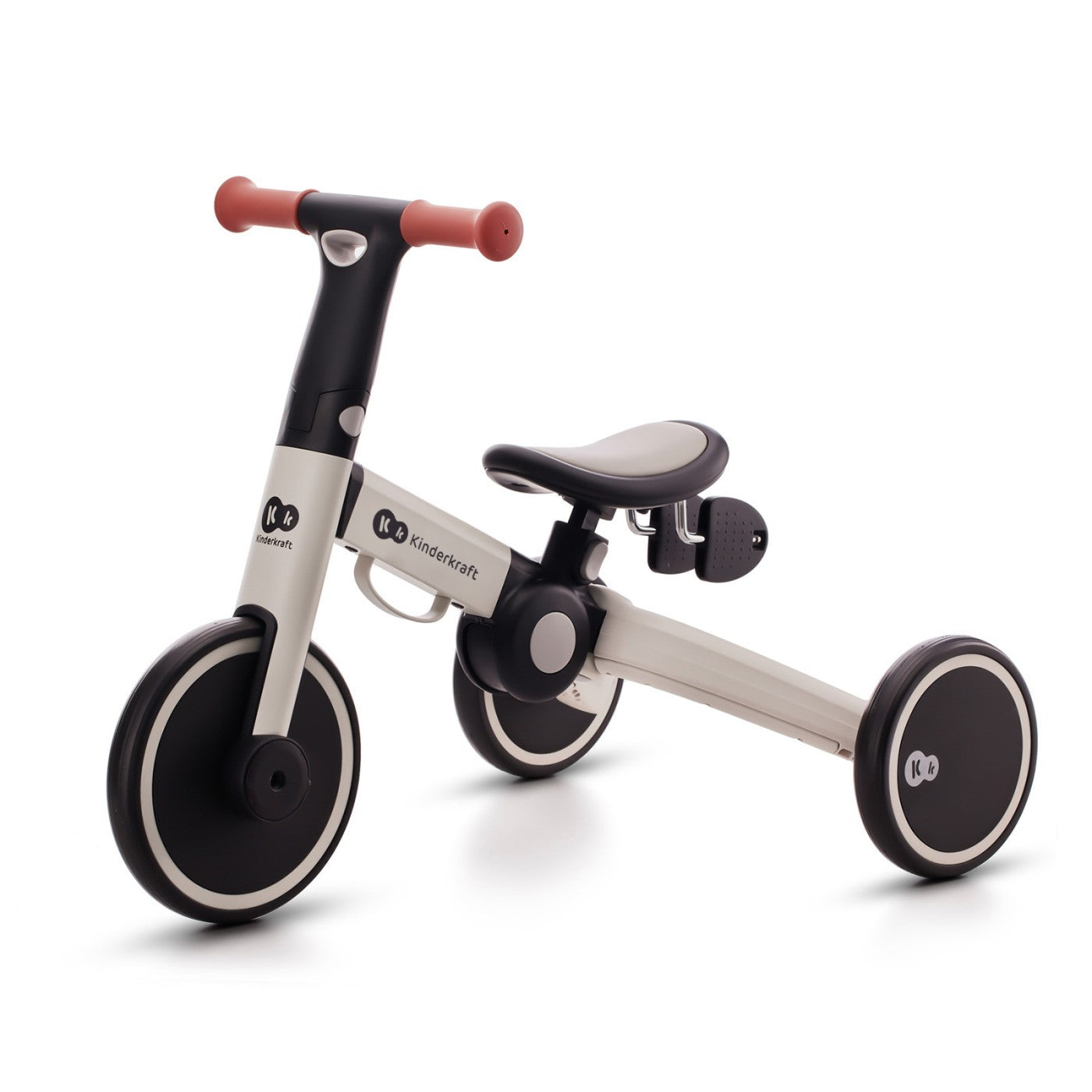 BICICLETA DE ECHILIBRU / TRICICLETA KINDERKRAFT 4TRIKE, - Gri Deschis