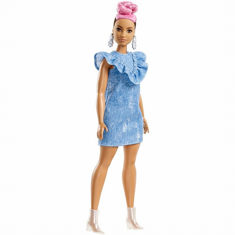 PAPUSA BARBIE FASHIONISTA CU COC ROZ [ps:67aa0a1a-3f56-4cc2-aaa2-05e7874335d7]