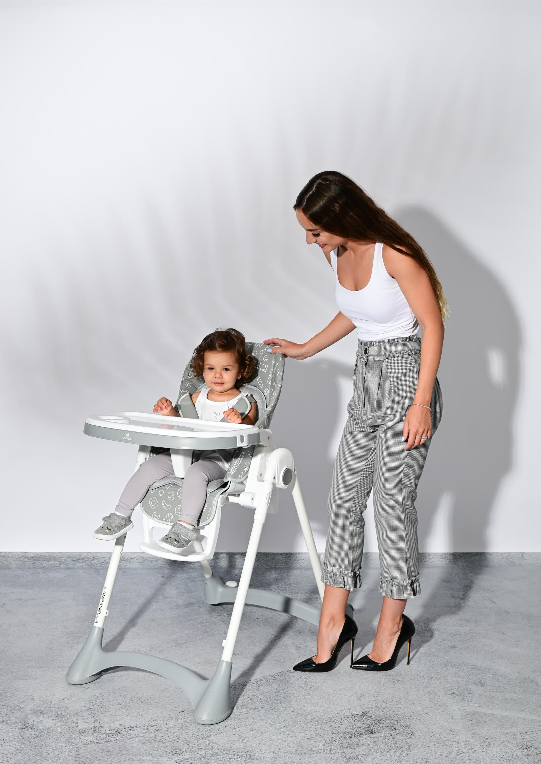 Scaun de Masă Lorelli Campanella, 6-36 luni, Grey Candy - gri papagali (3) [ps:ff3bedf6-b5aa-4f19-8bdd-df73bffcaf00]