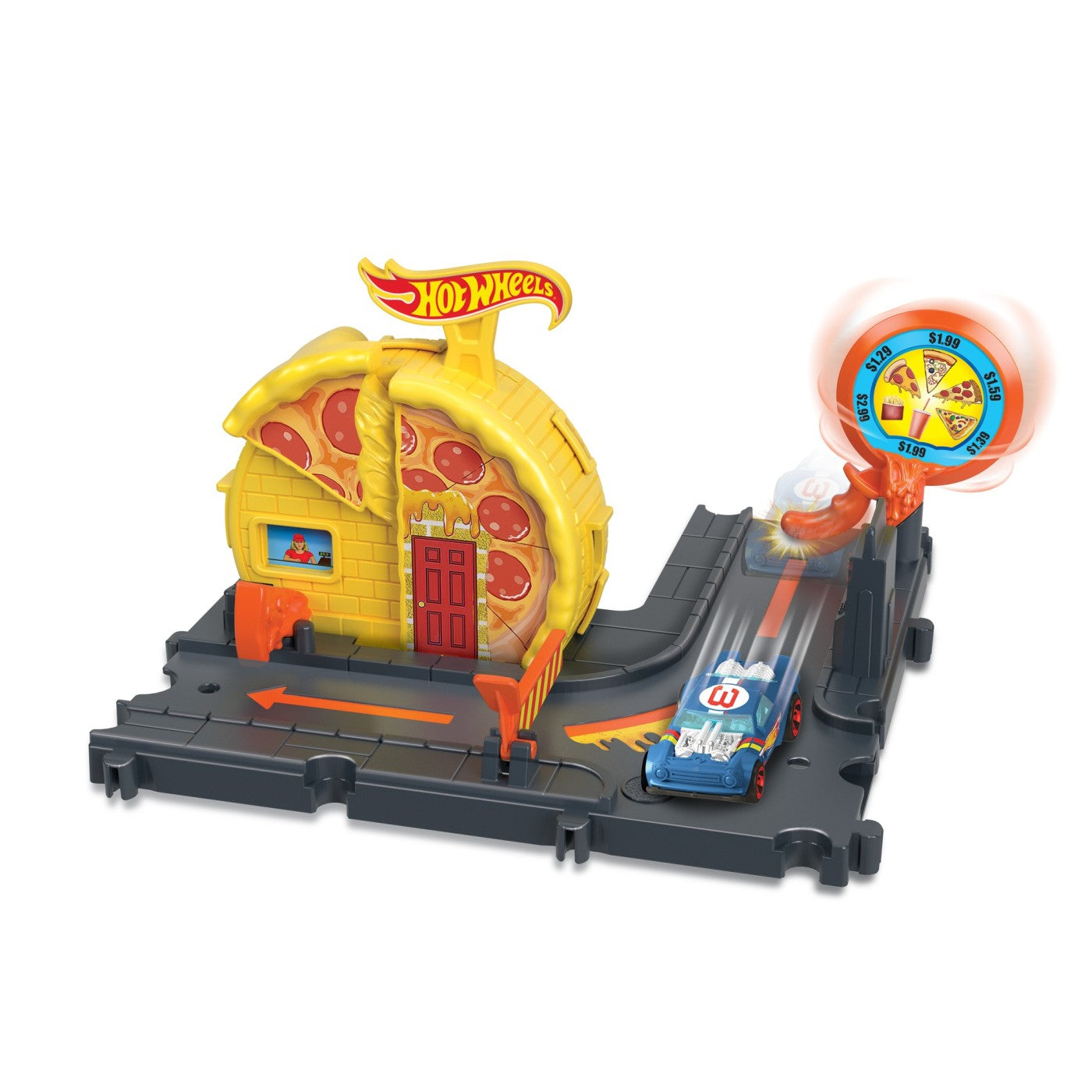 HOT WHEELS CITY EXPLORER SPEEDY PIZZA PICK UP Mattel - Imagine 3