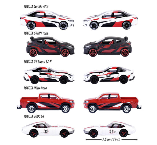 MAJORETTE MASINUTE METALICE PACHET CADOU TOYOTA 5 MASINI - Imagine 2 [ps:15bae264-2681-4f8f-9f5f-8cbf57c11daf]