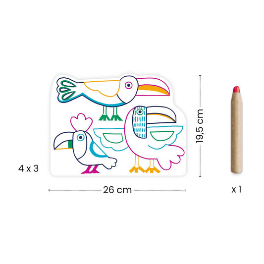 Joc de desenat Familii de animale, Djeco - Imagine 2 [ps:f318210a-9c82-4ac5-b36c-3011c2996c56]