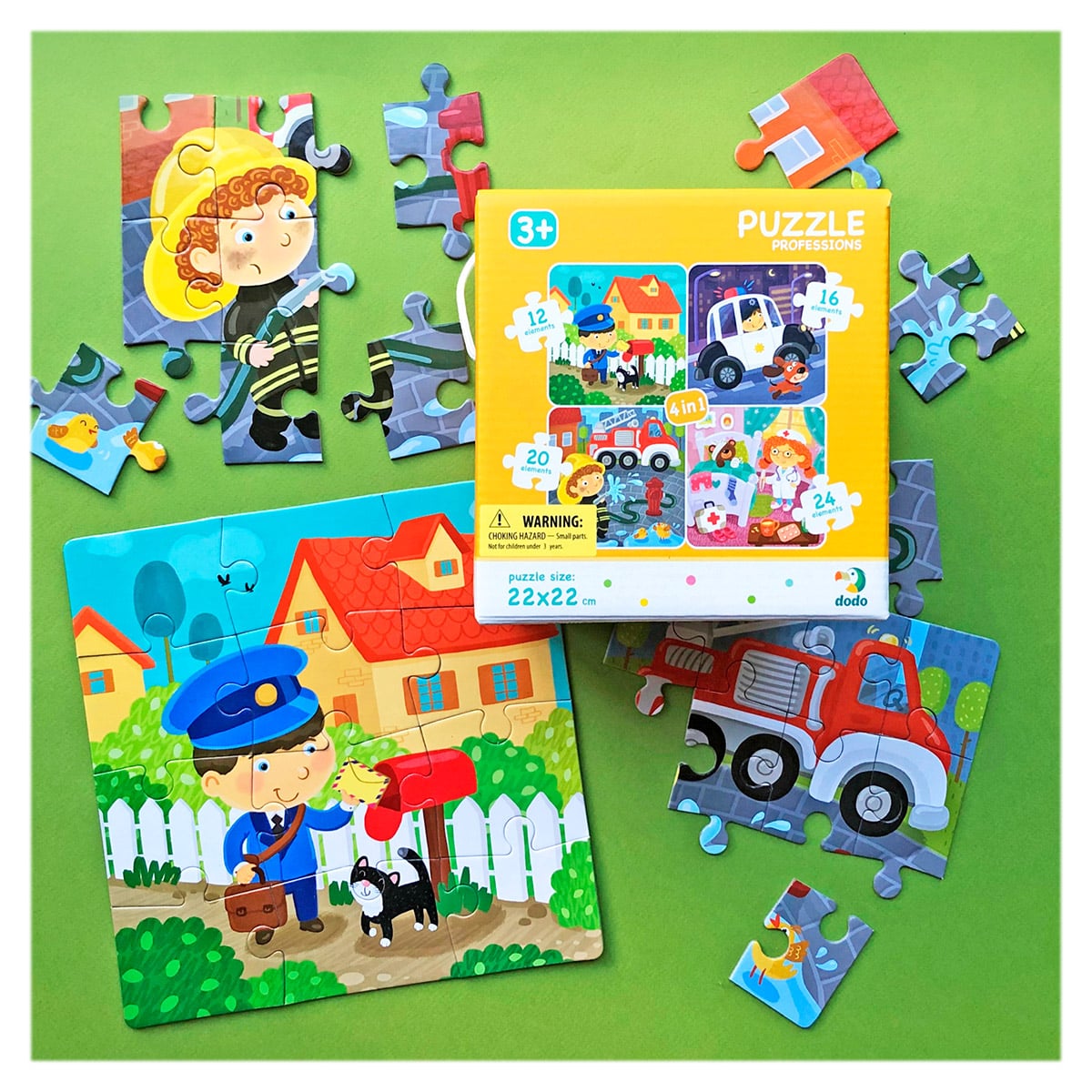 Puzzle 4 in 1 Meserii Dodo Toys - 72 Piese - Default Title (3) [ps:7866953d-b555-4447-8760-c7a98254a97a]