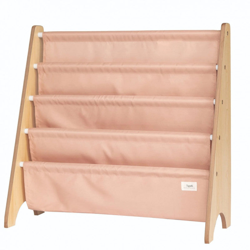 Raft organizator de carti pentru copii, material reciclat Clay, 3 Sprouts [ps:fe04ea58-12f1-4b88-90ef-f837c0d53f59]