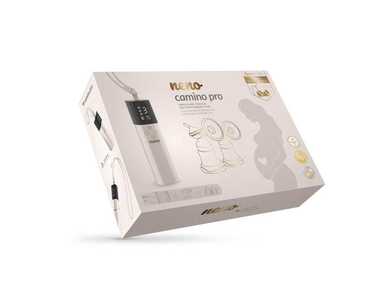 Neno Camino Pro– pompă de sân electrică dublă, fără fir - Imagine 8 [ps:1471713b-7be6-46ac-9c9c-96efe59ed6be]