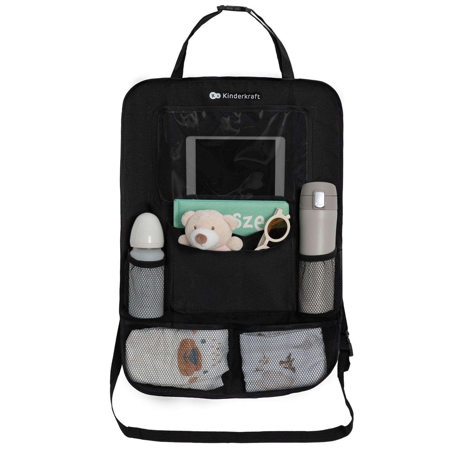 ORGANIZATOR AUTO KINDERKRAFT, 2 IN 1, BLACK - Imagine 2 [ps:7dbe6ecf-3df2-439c-b3ce-e00dfd6e39dd]